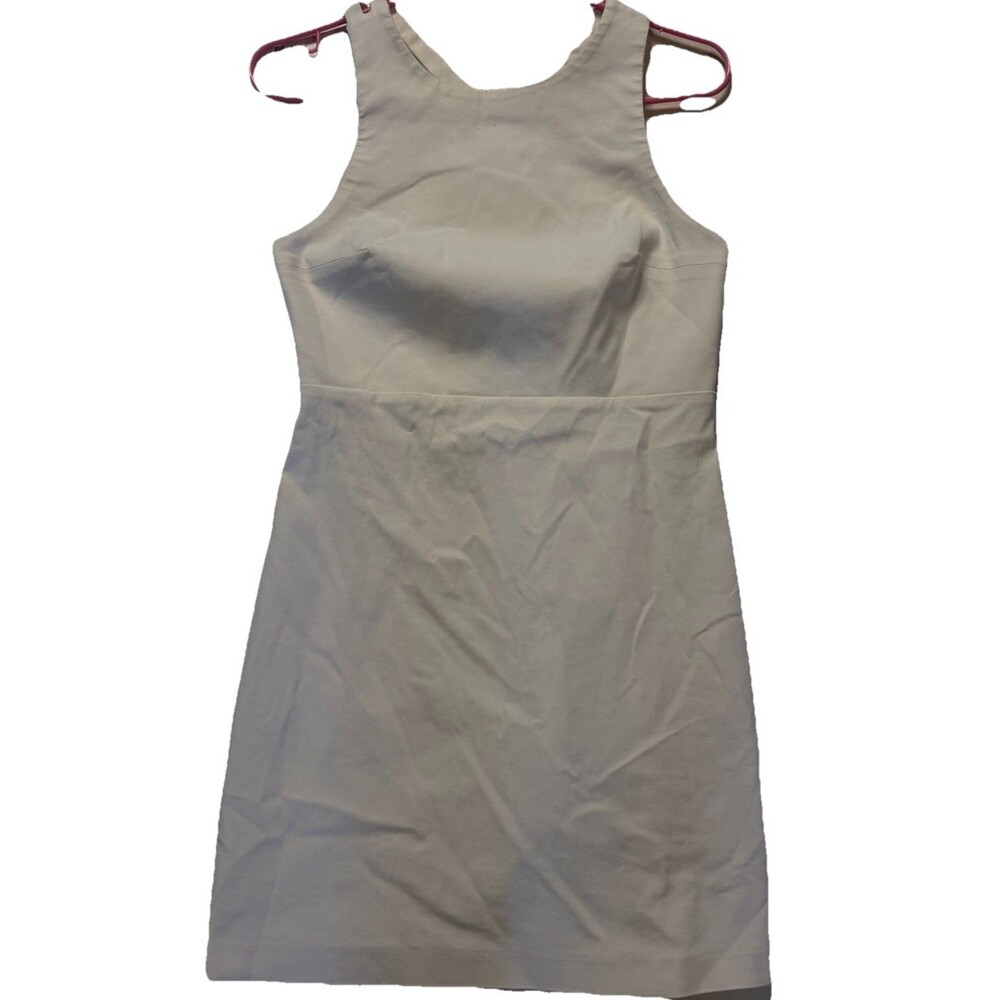 Zara White Sleeveless Sheath Mini Dress Women’s Medium EUR M USA M EU 28 - Picture 1 of 7